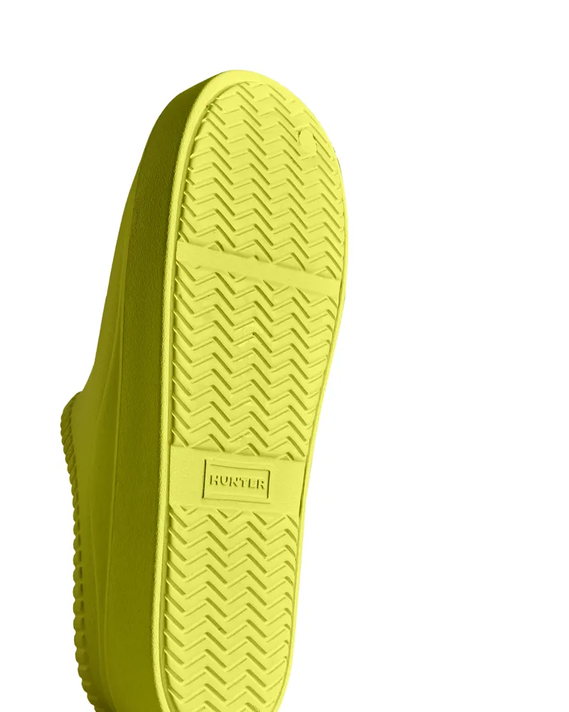Hunter Unisex Bloom Clog in Zesty Lemon